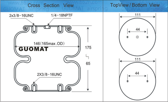 FD120-17 Ci Contitech cao su Airride Springs cho máy công nghiệp