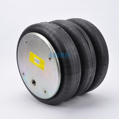 Vỏ túi khí ba vòng GUOMAT NO. 3B7386 Bellow No.3B383 Industrial Air Spring 4x3/8-16UNC Screw