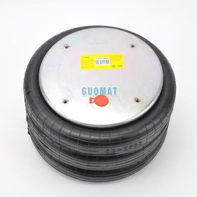 Vỏ túi khí ba vòng GUOMAT NO. 3B7386 Bellow No.3B383 Industrial Air Spring 4x3/8-16UNC Screw