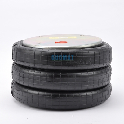 Vỏ túi khí ba vòng GUOMAT NO. 3B7386 Bellow No.3B383 Industrial Air Spring 4x3/8-16UNC Screw