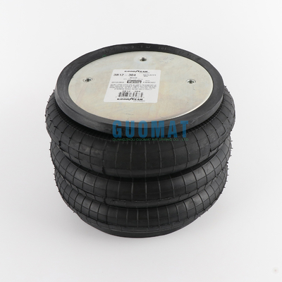 Bộ phận ô tô 3B12-304 Goodyear Air Spring Cross W01-358-8013 Air Spring Ba túi khí cong FT330-29 Ci 1/4 NPT