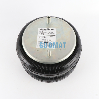 Double Bellow Air Spring Goodyear 2B12-346 cho Histeer 10315 1/4NPTF Air Inlet