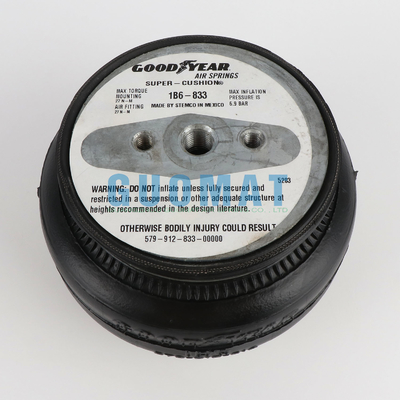 Goodyear 1B6-833 Lớp duy nhất cao su Air Suspension 579912833 Industrial Air Spring