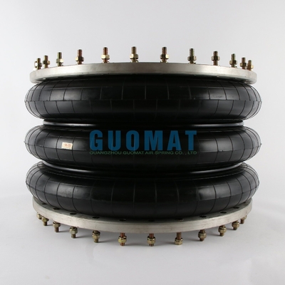 GUOMAT 3H630376 Ống thả không khí công nghiệp kiểu cong gấp ba với vòng vòm