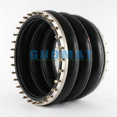 GUOMAT 3H630376 Ống thả không khí công nghiệp kiểu cong gấp ba với vòng vòm
