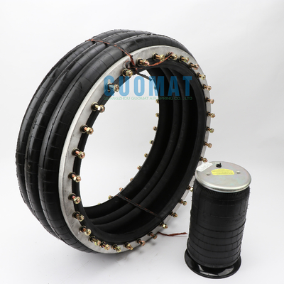 W01-M58-6984 Không khí bay theo Firestone Metric Triple Convoluted Flange Air Spring