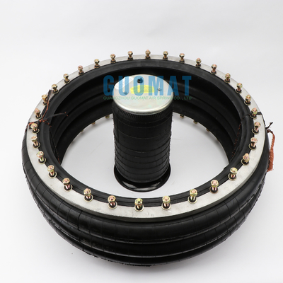 W01-M58-6984 Không khí bay theo Firestone Metric Triple Convoluted Flange Air Spring