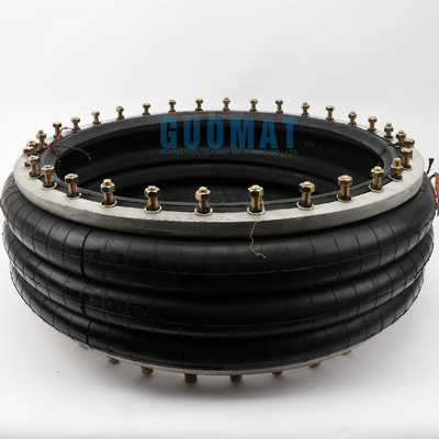 W01-M58-6984 Không khí bay theo Firestone Metric Triple Convoluted Flange Air Spring