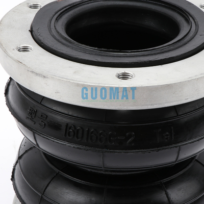 Guomat Industrial Air Spring 2H160166 Gốm lốp gấp đôi với sườn