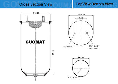 Air Suspension Components W01 358 9121**SA Neway Truck Air Springs For 90554 078 90557 083