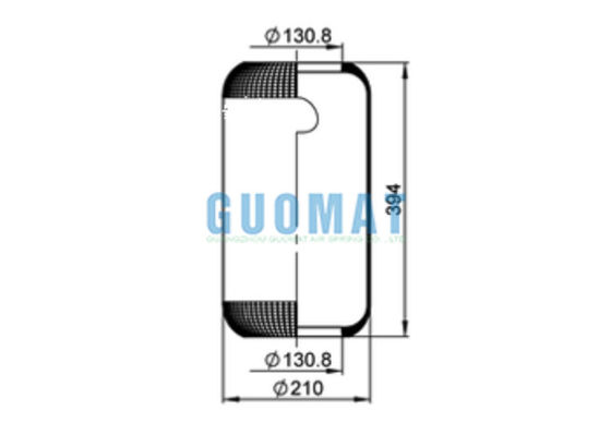 644N Contitech cao su Air Bellows 1E21 Phoenix Bus Air Spring cho Mercedes Benz A0003270101