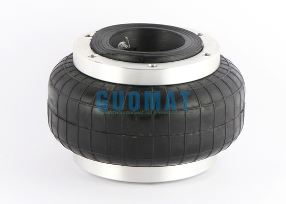 Giảm xóc hơi mặt bích nhôm 88820, Model 110, 6 bu lông kết nối, Bellow cao su công nghiệp
