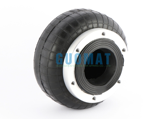 Giảm xóc hơi mặt bích nhôm 88820, Model 110, 6 bu lông kết nối, Bellow cao su công nghiệp
