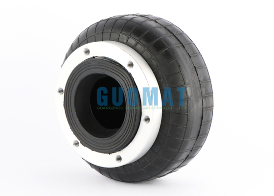 Giảm xóc hơi mặt bích nhôm 88820, Model 110, 6 bu lông kết nối, Bellow cao su công nghiệp