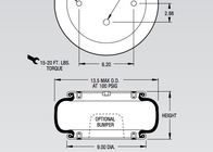 Hệ thống treo Firestone Lò xo không khí W01-358-7040 Kiểu cao su 19-.75 cho máy móc đóng gói