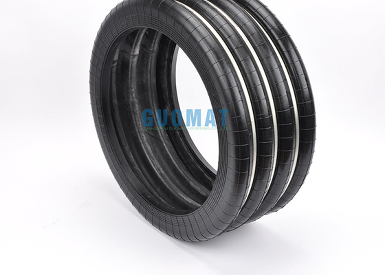 Chiều cao 363mm Lò xo không khí công nghiệp Bốn túi khí thổi F-500-4R Bộ dụng cụ sửa chữa lò xo treo cao su khí