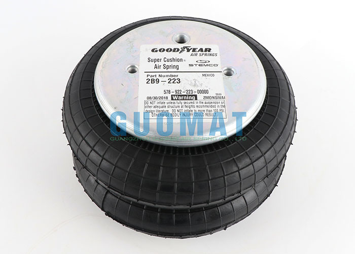 2B9-223 Ống thổi cao su Lò xo không khí công nghiệp 578-92-3-211 Hệ thống treo nâng khí kết hợp đôi