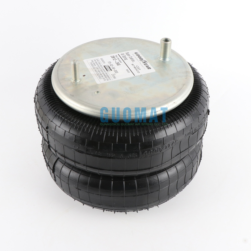 Double Bellow Air Spring Goodyear 2B12-346 cho Histeer 10315 1/4NPTF Air Inlet