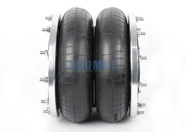 255mm chiều cao Flange Air Spring 380mm cao su Air Bellows cho các thiết bị công nghiệp nặng