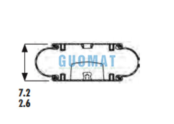 W013586920/W013587043 Firestone cao su Air Spring 1B12-305 Goodyear Industrial Air Bellow
