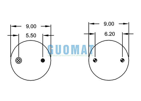 W01-358-6994 Thang treo đá lửa Phong cách xuân không khí 19 Thẻ xuân cao su đơn