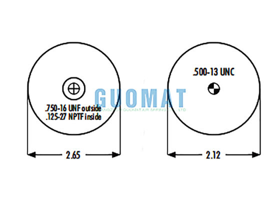 1S4-008 Goodyear Cab Air Spring Chất hấp thụ cú sốc W02-358-7010 Firestone Air Suspension
