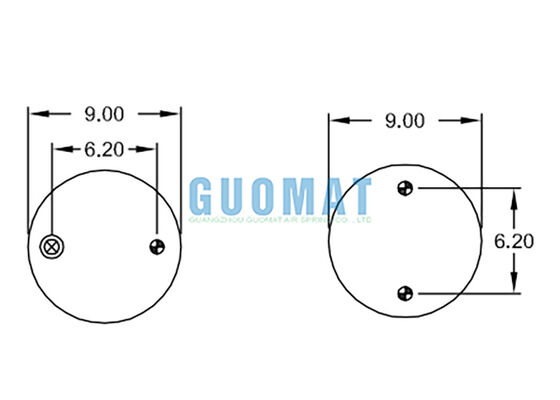 Túi khí công nghiệp Contitech FT 330-29 703 W01-358-7990 Ống khí Firestone