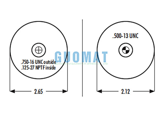 1S4-056 Goodyear treo lỏng thay thế ẩm ướt W023587040 Firestone Cab Air Bag