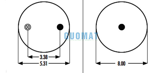 566-18-3-004 Goma Bellows 1R9-003 Goodyear Truck Hình đệm ẩm