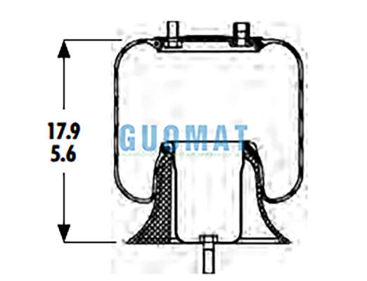 566-18-3-004 Goma Bellows 1R9-003 Goodyear Truck Hình đệm ẩm