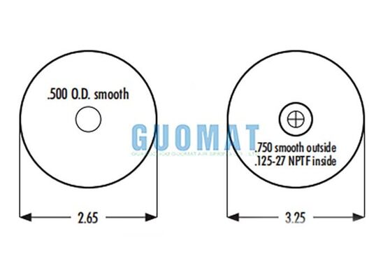 1S5-040 Goodyear Giảm xóc khí treo ASC-08-7-137 Bộ dụng cụ lò xo khí cabin xe tải