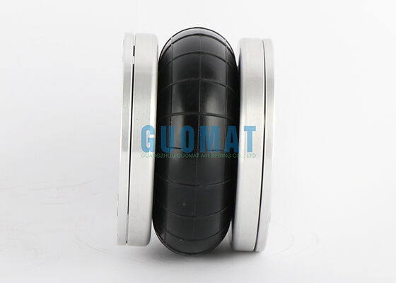 4 1/2 "x 1 Cao su dưới đây FS 44-5 DI CR Contitech Giảm xóc không khí bằng khí nén với tấm bìa nhôm