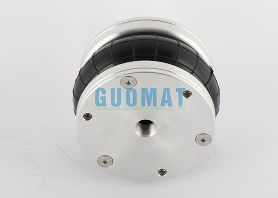 4 1/2 "x 1 Cao su dưới đây FS 44-5 DI CR Contitech Giảm xóc không khí bằng khí nén với tấm bìa nhôm